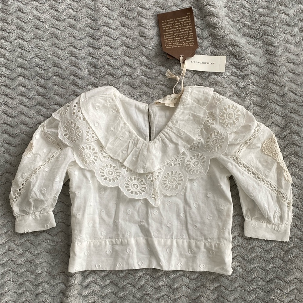 Anthropologie 2T Matching Blouse